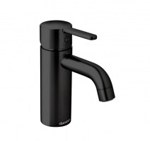 MONOMANDO LAVABO NEGRO MATE SILHOUET DAMIXA